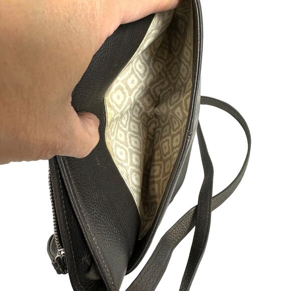 Brighton Organizer Pretty Tough Jagger Studded Crossbody Bag Pewter - Picture 9 of 12